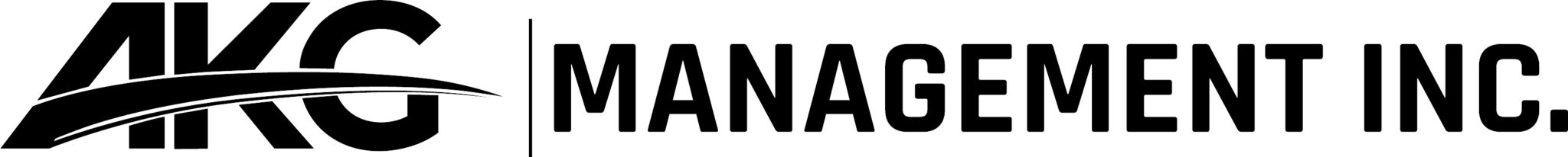 AKG Management Inc logo in black
